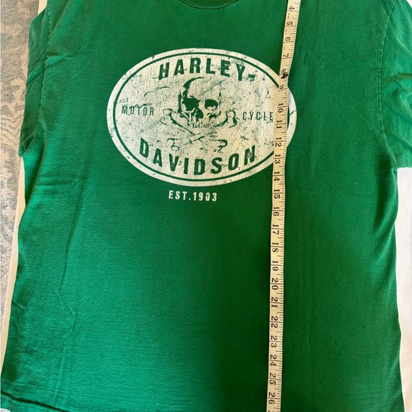 Harley-Davidson Green Men's T-Shirt XL - Picture 5 of 8